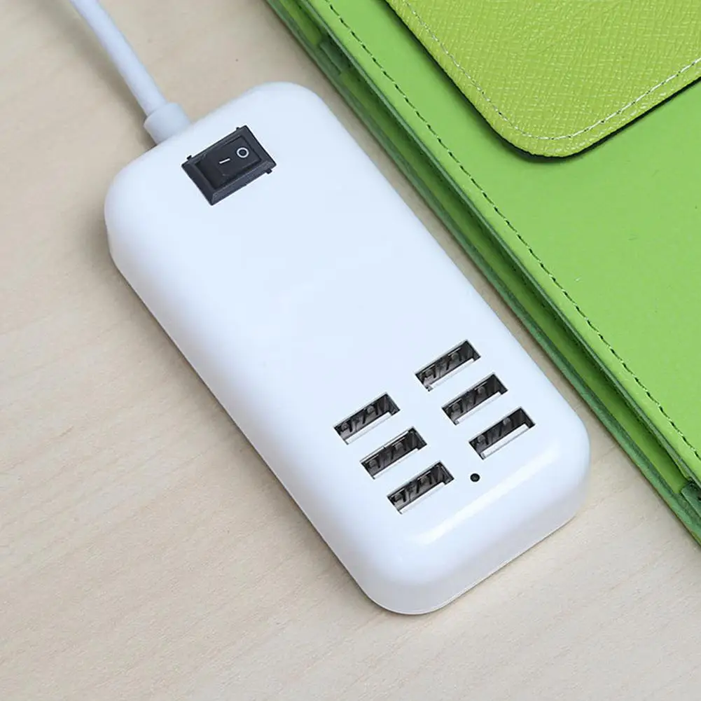 4-Outlet/6-Outlet адаптер для путешествий с переключателем USB настенная розетка для мобильного телефона настольная зарядная док-станция R20