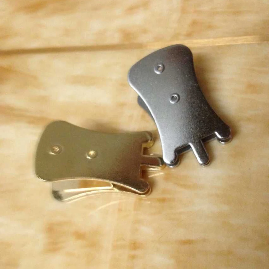 Portable Metal Mute Silencer Quiet Practice Mute For Chinese Violin Erhu Golden Color