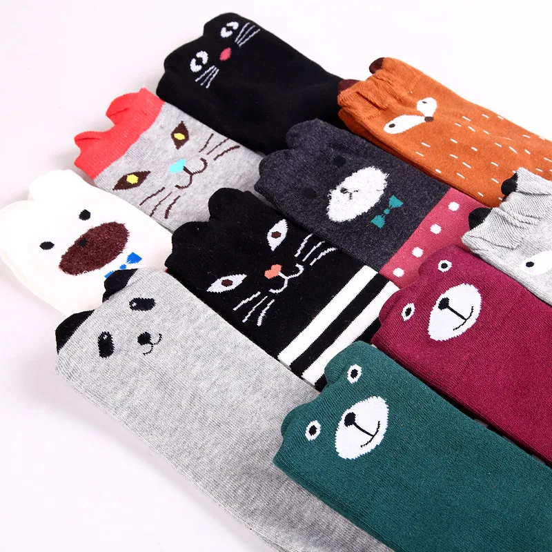 

Stockings Autumn Socks Spring over-the-Knee Children Long Girls Cotton Baby in Girls Autumn Students High Girls Sub-South Korea