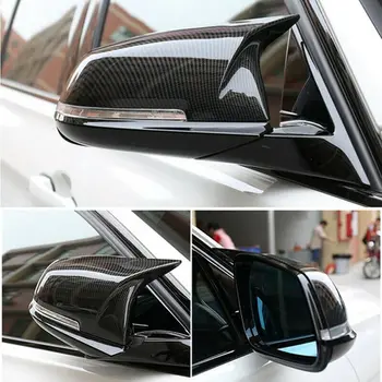 

Exterior Rearview Mirror Cover Case Protector Decal Carbon Fiber Style