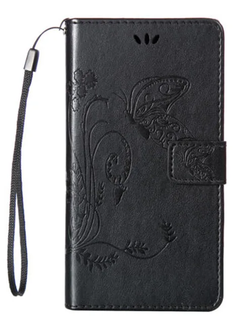 Горячая распродажа! Чехол, высокое качество, сумка для телефона, флип, PU кожаный чехол с видом бабочки для CUBOT X20 X20 PRO R19 J7 J5 R15 X19 LITE - Цвет: Black