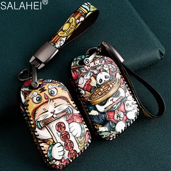 

Car Key Cover Case For Cadillac Escalade CTS XTS ATS ATS-L XLS SRX 2015 4/5/6 Button 28T CTS-V XT5 CT6 Protect Shell Accessories