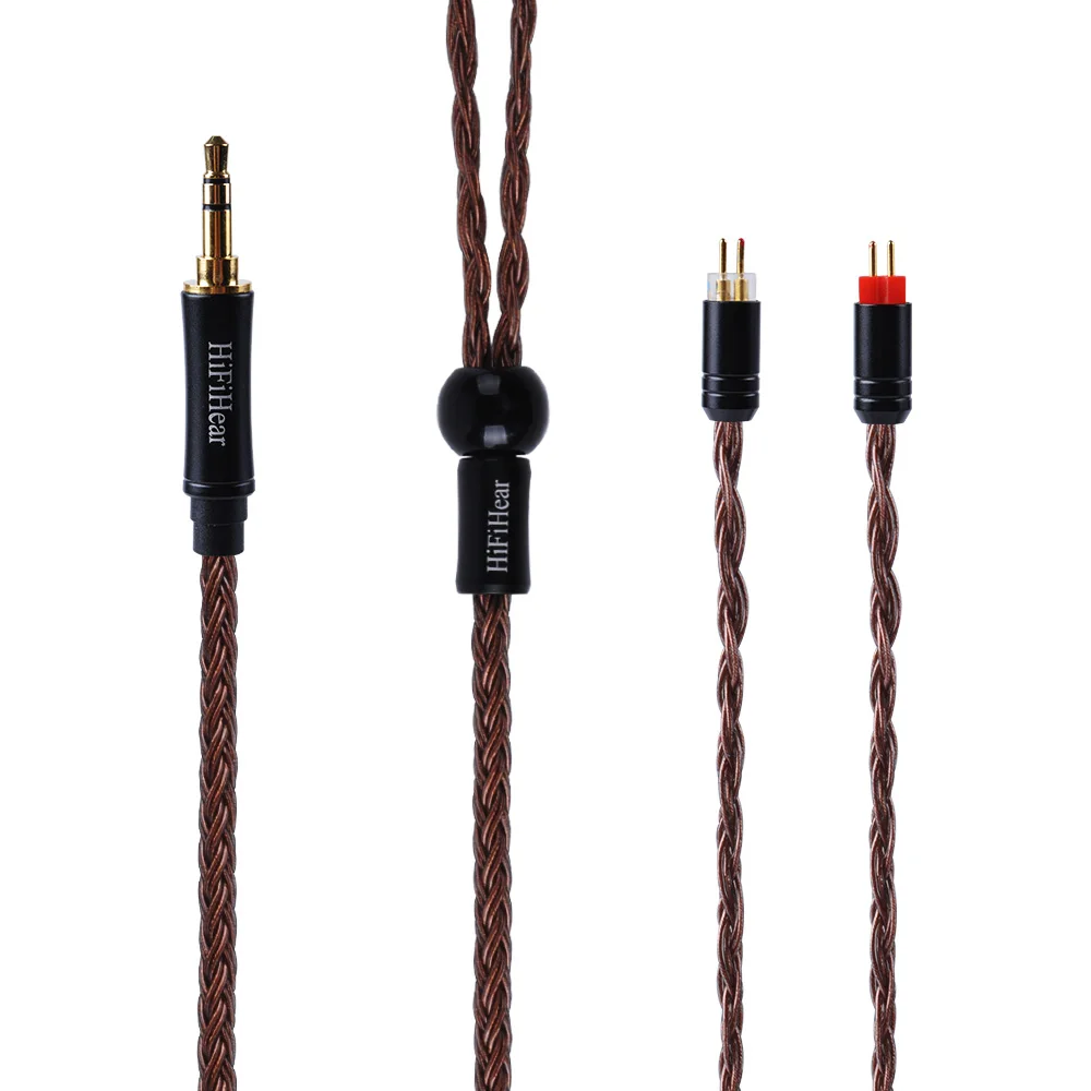2PIN 3.5 HiFiHear 16 Core посеребренный кабель 2,5/3,5/4,4 мм балансный кабель с MMCX/2pin разъем для ZS10 ZS6 AS10 V90 BL0N BL-03 - Цвет: 2PIN 3.5