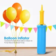 Насос для воздушных шариков с пластиковой ручкой, воздушный насос для воздушных шаров, быстрый Поршневой Тип для рождества и вечерние