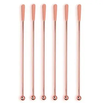

Stainless Steel Coffee Beverage Stirrers Stir Cocktail Drink Swizzle Stick,Coffee Stir Stick Set Of 6