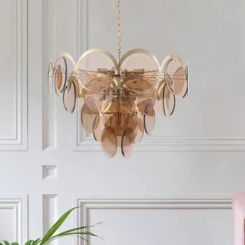 

modern crystal chandelier ceiling crystal hanging lamp cocina accesorio avizeler nordic decoration home ventilador de techo