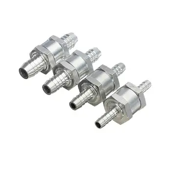 

1 PC Exquisitely Designed Durable Car Gasoline Diesel Fuel One-way Check Valve M6/8/10/12 Aluminum Alloy Check Valve