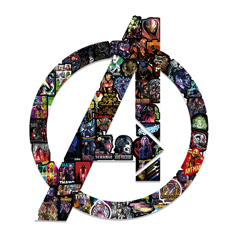 A3 A3 Marvel граффити наклейки супер наклейки герои высокого качества водонепроницаемые ПВХ наклейки для багажа ноутбука мотоцикла - Цвет: A3