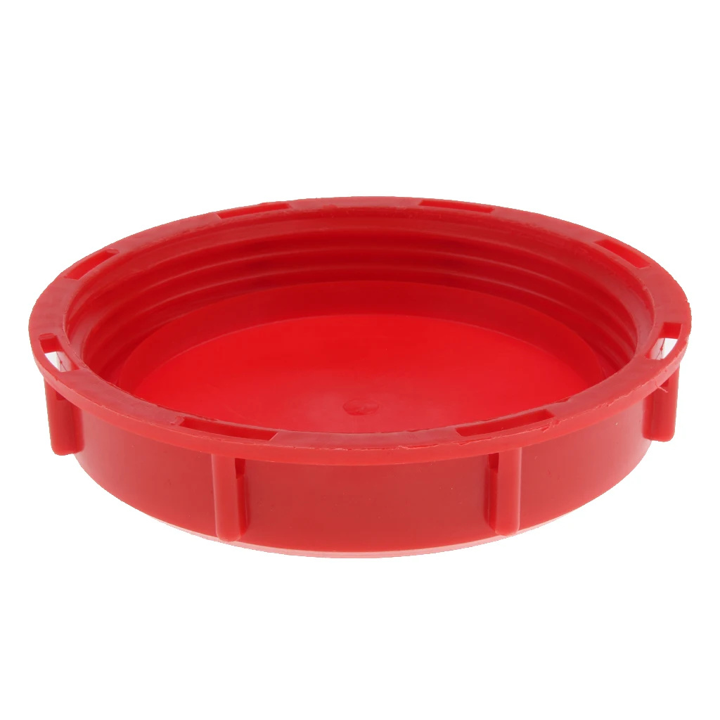 IBC Tank Lid,IBC Tote Fitting Cover Cap for Water Liquid Storage,Plastic Red