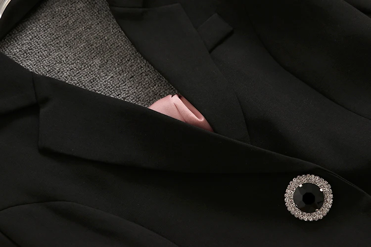 Women Jacket Bow Pink Hollow Out Backless Design Long Sleeve Notched Blazers Coat Slim High Street Style Autumn Fashion