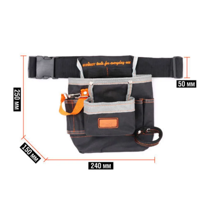 

1*Multi-pocket Electrician Tool Holder Belt Utility Pouch Work Waist Buckle Bag~