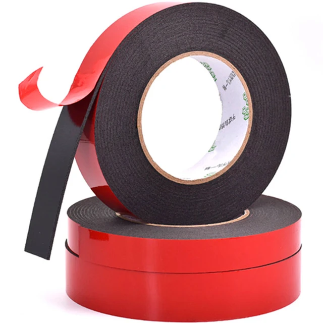 1MM thickness Super Strong Double Faced Adhesive Tape Foam Double Sided Tape  Self Adhesive Pad For Mounting Fixing Pad Sticky - AliExpress