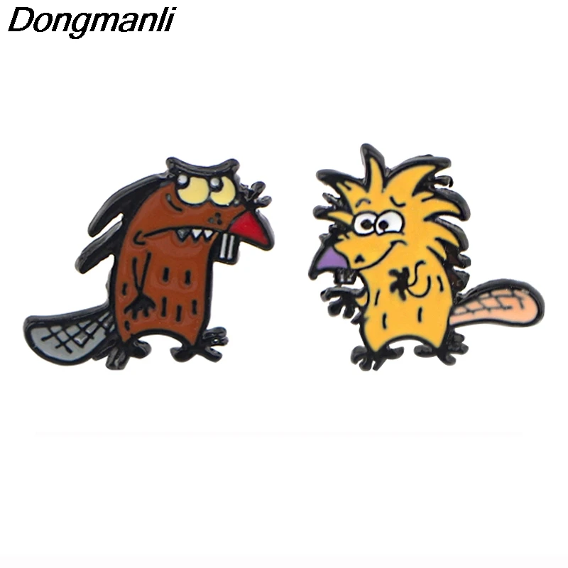 P4276 Dongmanli серьги-гвоздики для детей милые серьги женщин эмалированные украшения