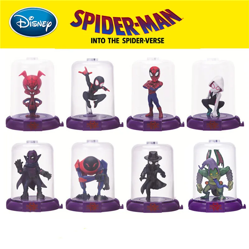 

Disney MARVEL 1pcs Spider-Man Parallel Universe Peripheral Blind Box Blind Bag Model Decoration Hand-made Surprise Box