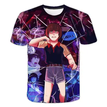 

New Fashion Stranger Things Children 'S Clothes Funny Print Boys T -Shirt Summer Cool Short Sleeve Cotton T Shirt Girl Tops Tees