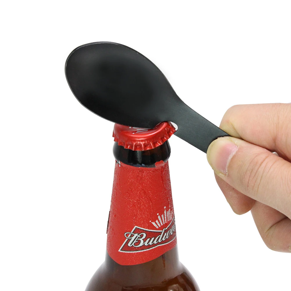 5 в 1 Открытый Многофункциональный из нержавеющей стали Spork путешествия Кемпинг Туризм посуда для пикника Комбинированный нож вилка ложка для пикника гаджет