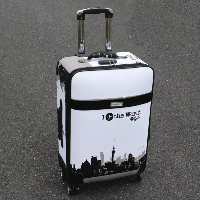 canvas rolling luggage