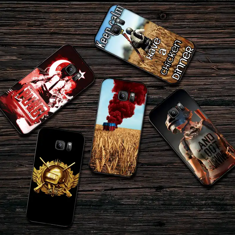 サムスン A70 50 40 30 20 10 60 6 プラス Pubg イラスト A7 A8 A9soft 電話バックカバーギフト Half Wrapped Cases Aliexpress