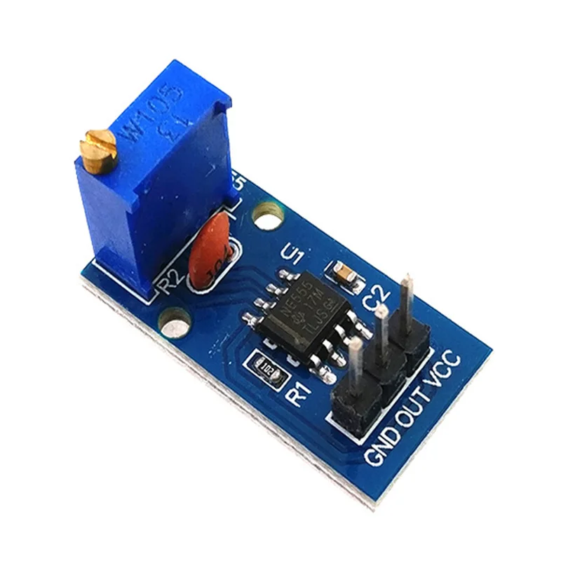 Генератор импульсных сигналов DIY Kit NE555 частота импульсов рабочий цикл Регулируемая частота прямоугольную волну 5 V-12 V генератор сигналов небольшой генератор сигналов модуль