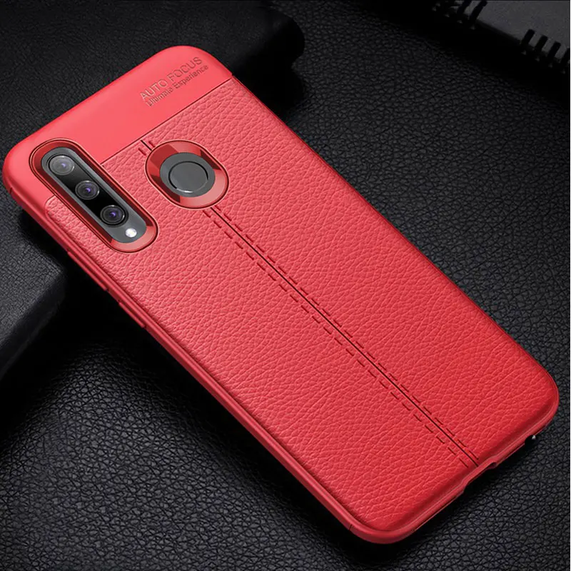 Чехол для телефона huawei P30 Lite, чехол, роскошный чехол, полная защита, чехол для huawei P30 Pro, чехол P30 Lite, силиконовый мягкий ТПУ бампер - Цвет: Красный