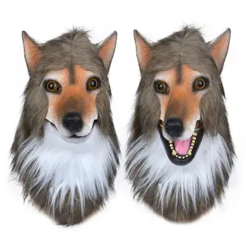 

Wolf Dog Headwear Masquerade Wolfdog Headgear Latex Costume Prop