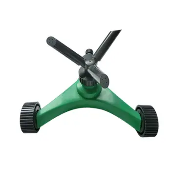 

3 Nozzles Arm Automatic Irrigation Rotable Lawn Sprinkler Adjustable Spraying Angle and Distance Watering for Garden