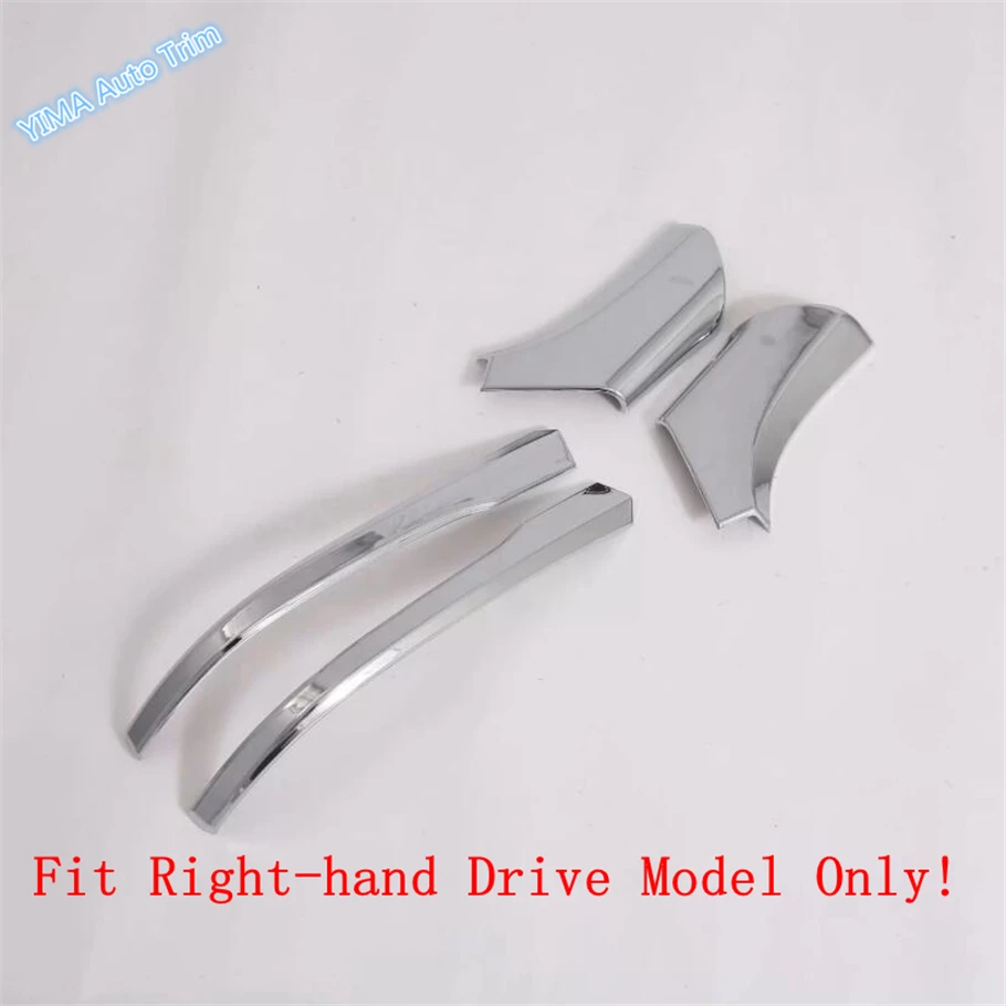 

Lapetus Auto Styling Door Rearview Mirror Rubbing Streamer Strip Cover Trim Fit For TOYOTA RAV4 RAV 4 2019 2020 ABS Chrome Style