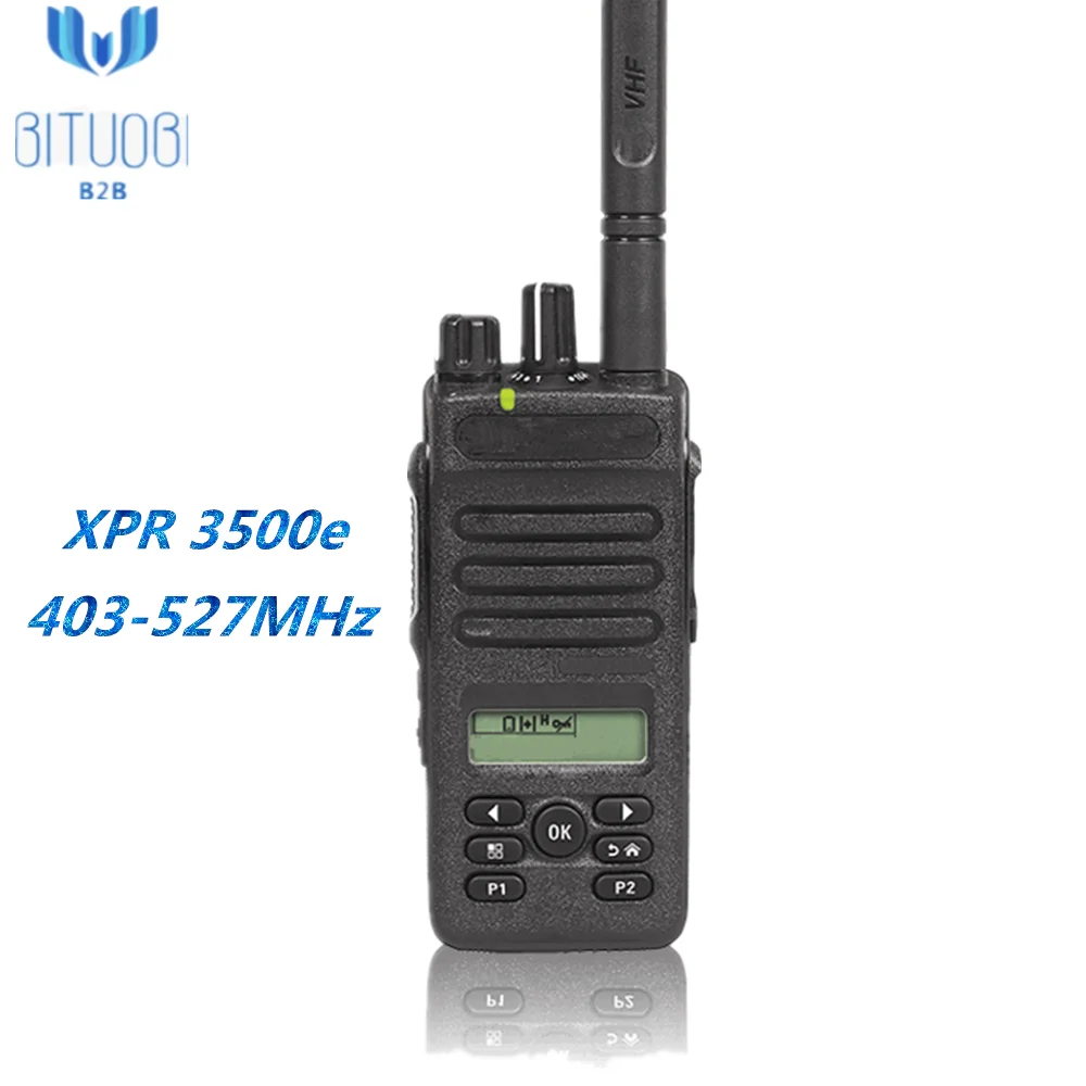 XPR3500e DMR стандартный портативный двухсторонний УКВ радио с 128 каналов Bluetooth Водонепроницаемый шумоподавление портативная рация