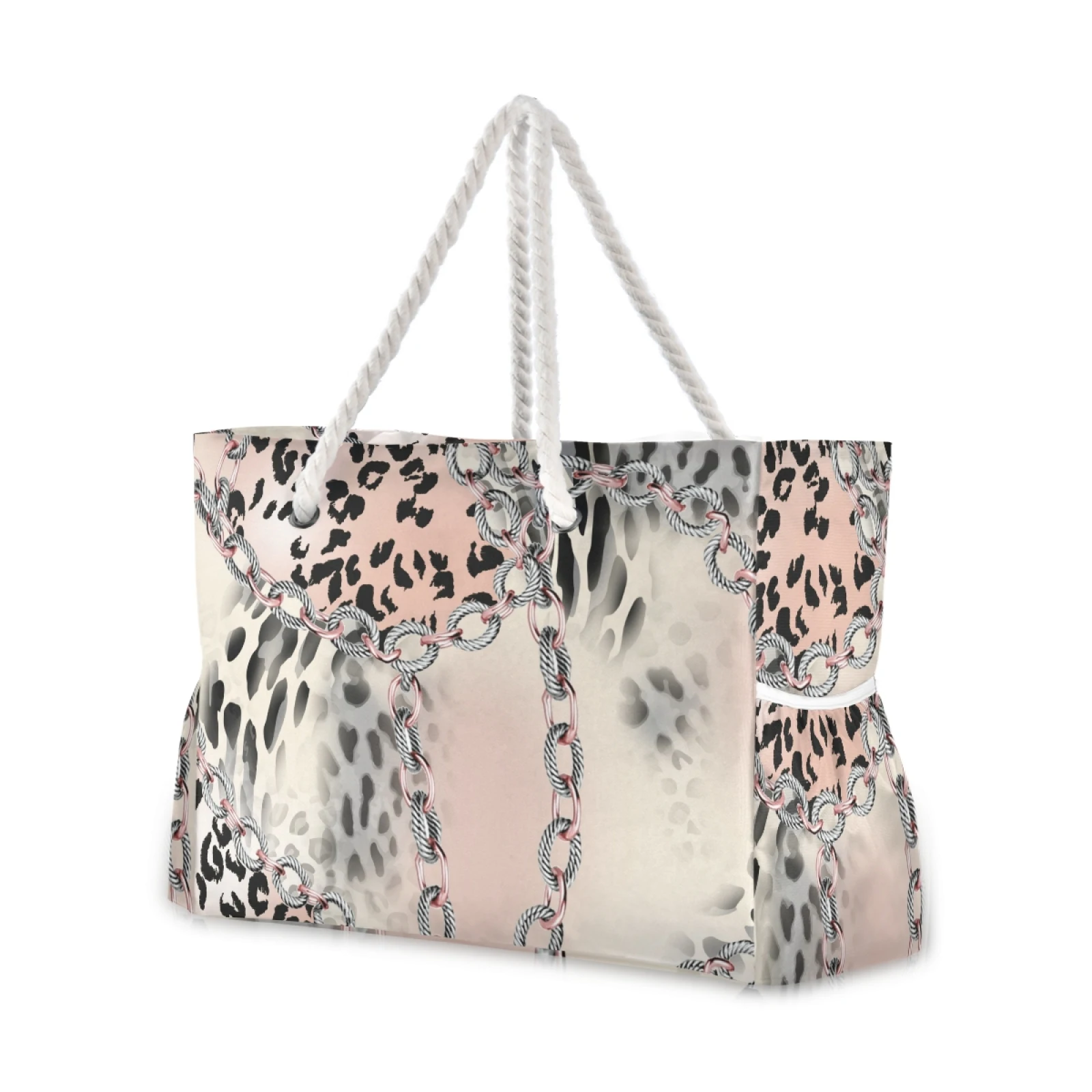 Frauen 2021 neue Leopard print Strand Tasche Einzelnen schulter tasche Modische Leichte alle spiel einkaufstasche Strand tasche| | - AliExpress