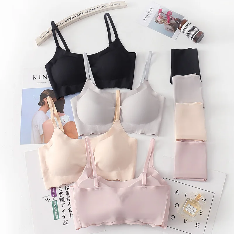 Seamless Bra Set And Panties For Women Underwear Set Comfortable Push Up  Lingerie Set S M L Xl Size Vest Bra Suit Bralette - Bra & Brief Sets -  AliExpress