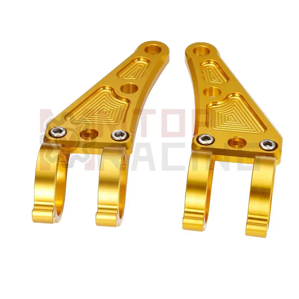 Монтажный кронштейн фар мотоцикла CNC Gold 30 мм 33 мм 35 мм 37 мм 38 мм 39 мм 41 мм 43 мм 45 мм 46 мм 48 мм 49 мм 50 мм вилки