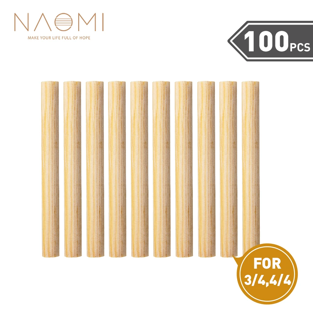 Звуковая стойка для скрипки NAOMI 100 шт. деревянная звуковая 3/4 4/4 новые детали и
