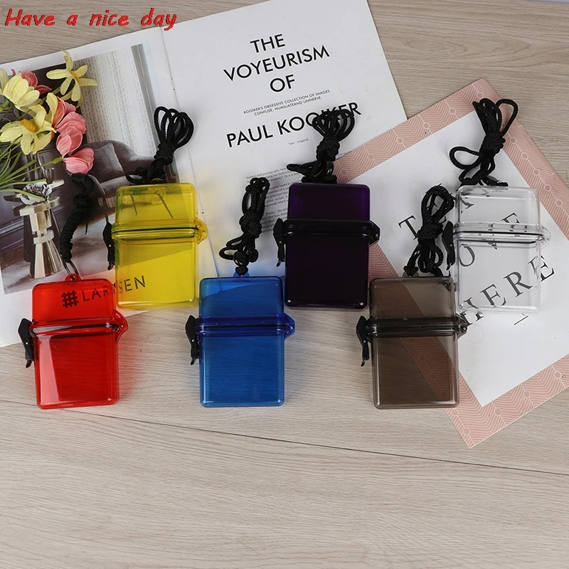 Scuba Diving Kayaking Waterproof Dry Box Gear Accessories Container Case Rope Clip Money ID Cards Keys storage box herb storage container medicine storage container honey storage container