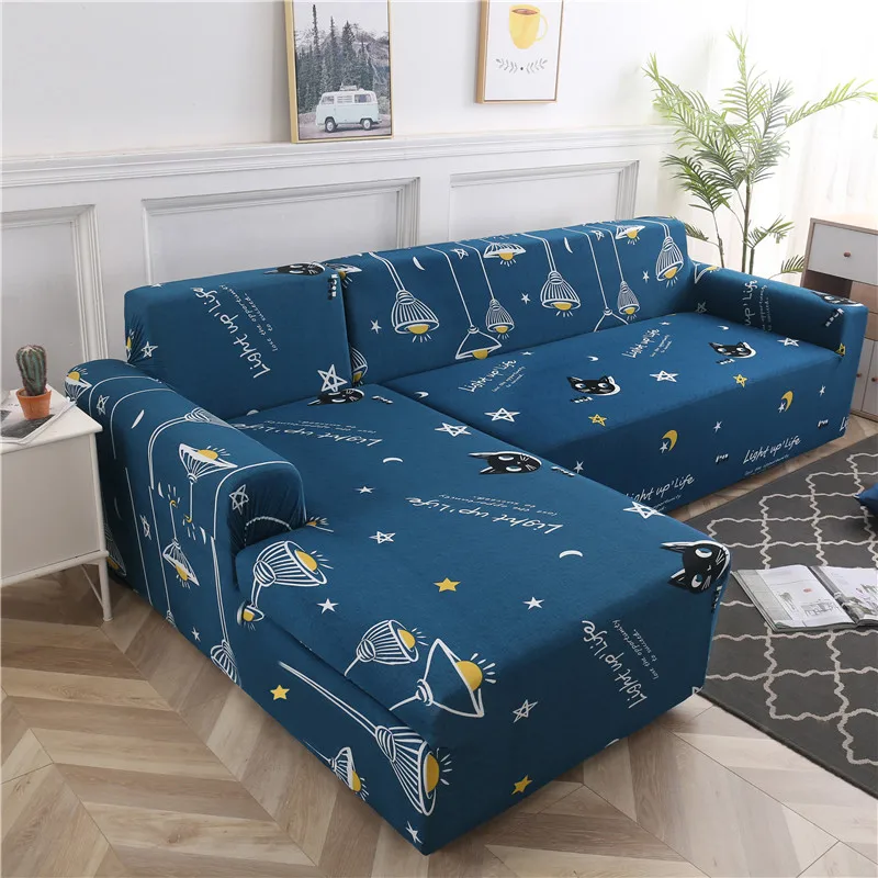 1/2 шт. геометрический чехол для дивана, набор эластичных чехлов для дивана в форме L, секционный угловой шезлонг, диван
