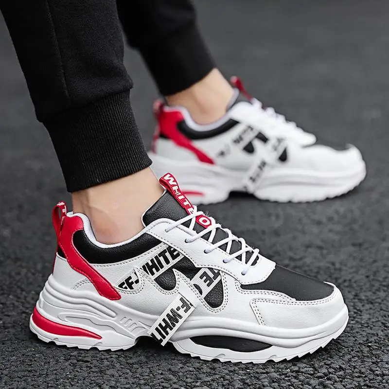 

Autumn And Winter Small MEN'S SHOES 38 Extra High COUPLE'S Trend Versatile INS Men Casual Sports Daddy Shoes Cool GIRL'S