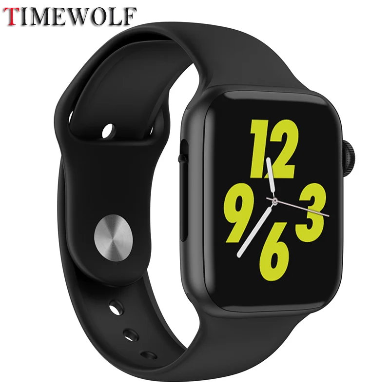 Black Смарт-часы Timewolf Android IWO 8 Lite W34 ЭКГ монитор сердечного ритма Смарт-часы IP68 Водонепроницаемые Смарт-часы для Android телефона - Цвет: Black