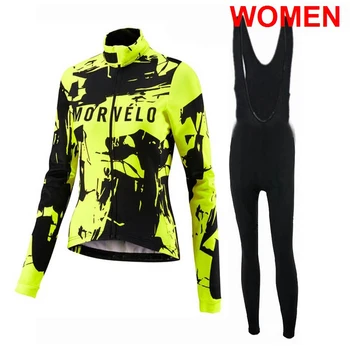 

Bicycle Team Long Sleeve Maillot Ciclismo Men's Cycling Jersey Summer breathable Cycling Clothing Bike bib Pents Sets L191