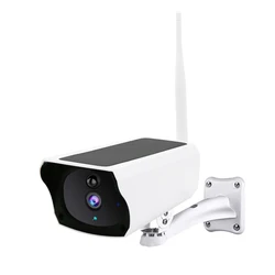 Caméra IP extérieure, wi fi 3g/4g, 2mp, sans fil, carte SIM TF, interphone vocal, panneau solaire, batterie faible, alarme de mouvement PIR 