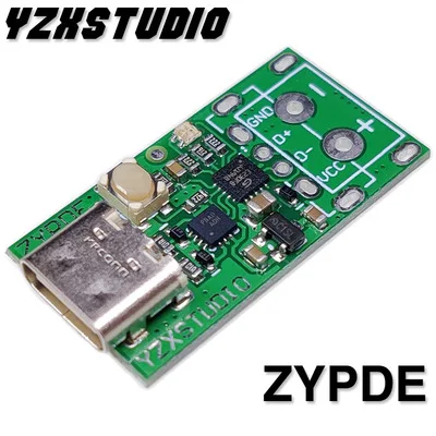 Новый триггер ZYPDE USB C PD2.0 3 0 to DC устройство быстрой зарядки датчик опроса блок