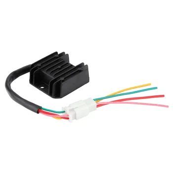 

Brand New 4 Wires Aluminum Voltage Regulator Rectifier for Motorcycle Boat Motor ATV GY6 50 150cc Scooter Black