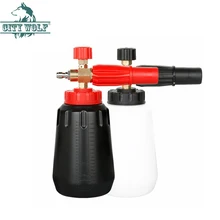 Пеногенератор Городской волк высокого давления шайба Всего Латунь 1L снег пена копье с G1/4 быстрый разъем адаптер