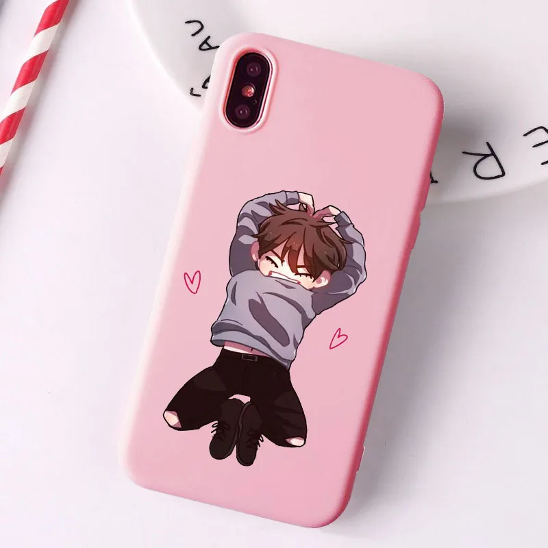 Модные монста х KPOP мальчик Группа крышка розовый мягкий термополиуретановый силиконовый чехол для iPhone X XR XS Max 11 11Pro 11» бетонный завод фотокамеры мгновенного действия 8 7 6 Plus