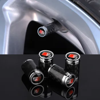 

Carbon Fiber Car Styling Tire Valve Cap for Sline Logo A4 A3 A6 Q5 B8 Q3 A5 B7 Q7 TT 80 R8 A8 C7 S3 A7 A1 B5 Q2 Accessories