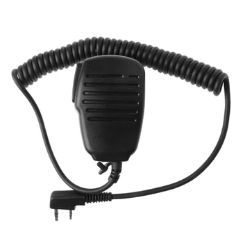 

2-Pin PTT Speaker Microphone Mic For BAOFENG UV-5R RETEVIS H777 Radio Walkie Talkie