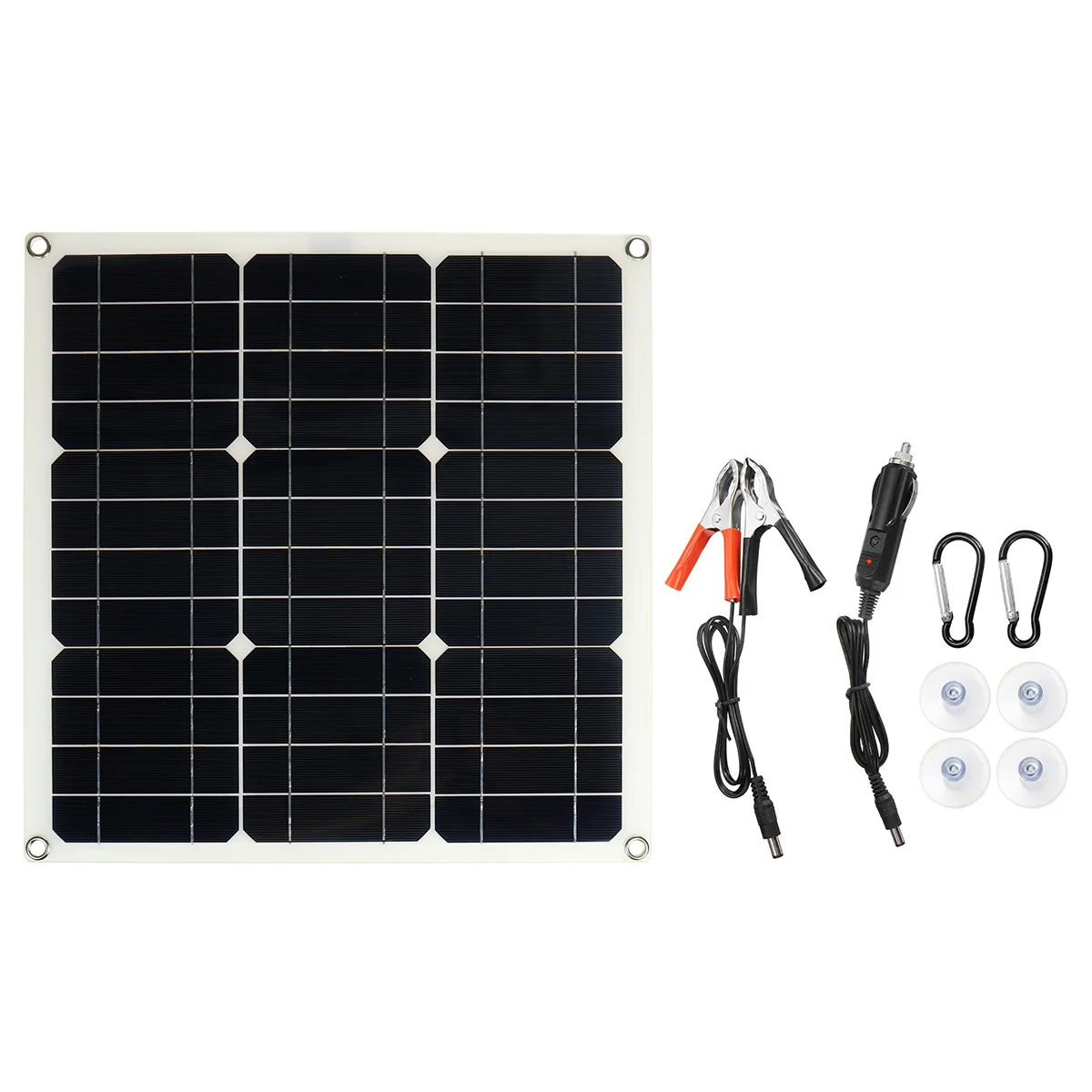 65W USB 5/18V Панели солнечные с автомобильным Зарядное устройство+ 10/20 Вт, 30 Вт, 40A USB, зарядное устройство солнечной Зарядное устройство контроллера для кемпинга на открытом воздухе светодиодный светильник