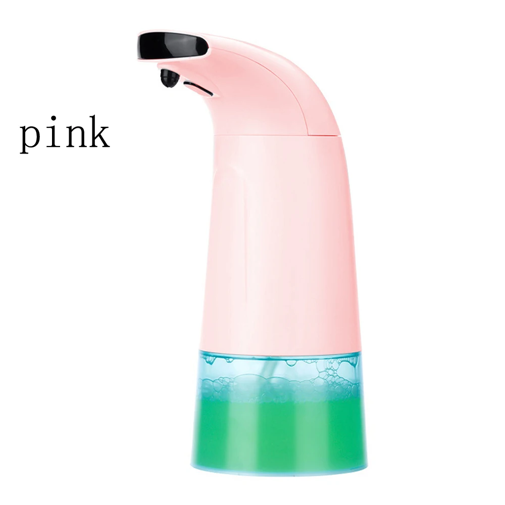 Pink 250 мл Бесконтактный умный датчик дозатор жидкого мыла для ванной комнаты дозатор мыла для кухни без рук автоматический дозатор мыла - Цвет: Pink