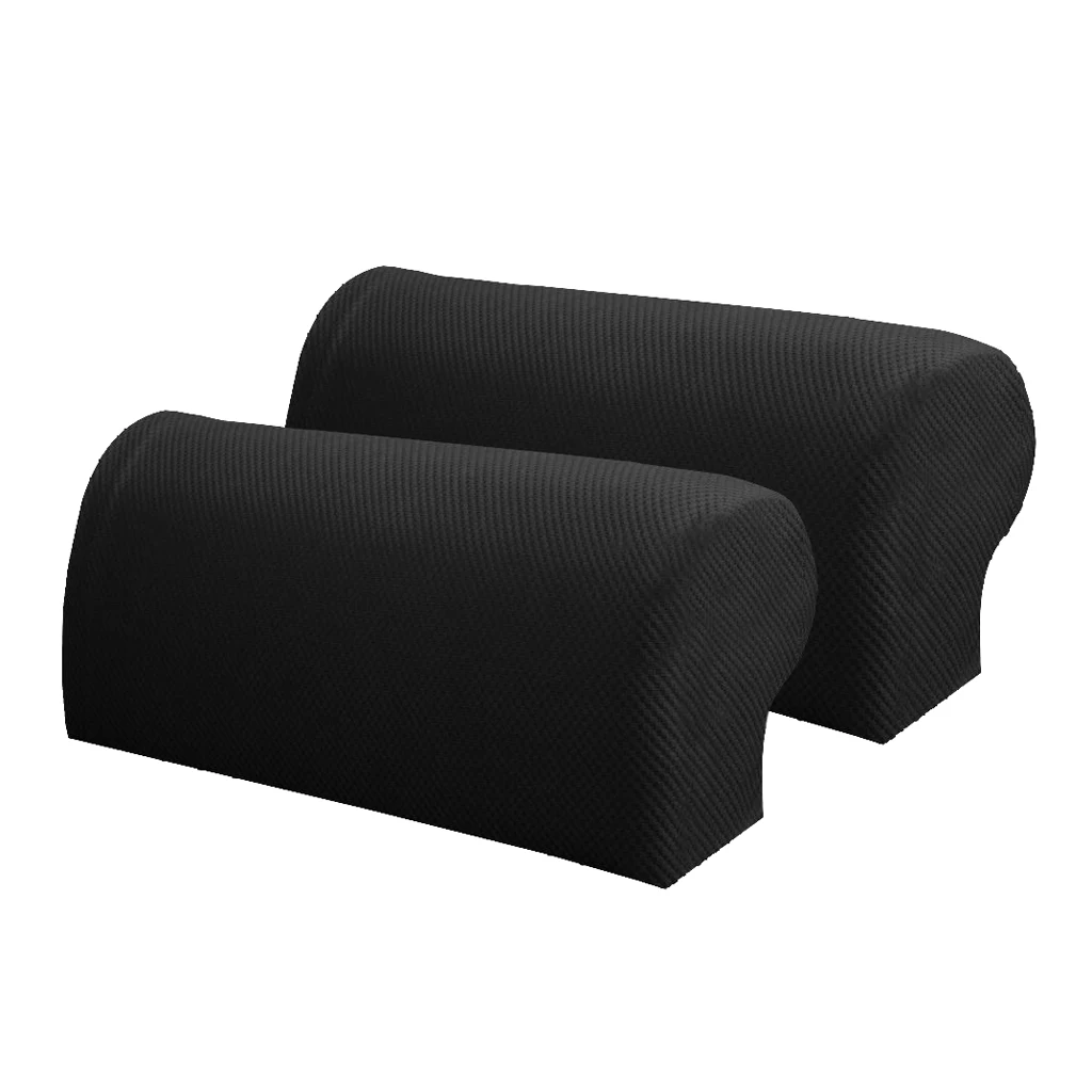 2Pcs Stretch Sofa Armrest Cover Couch Armrest Cover Anti-Slip Furniture Protector Couch Arm Protectors Sofa Arm Protector