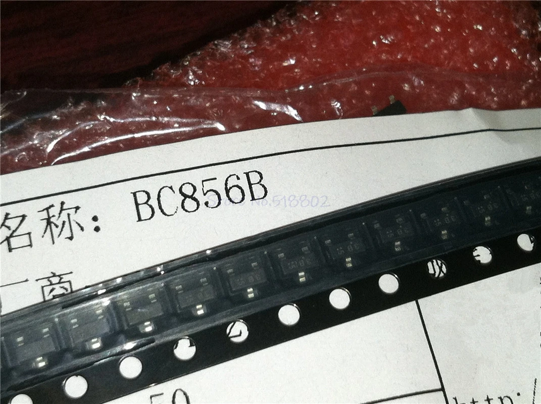 100 шт./лот BC856B SOT23 BC856 сот SMD СОТ-23 3B Новинка транзистор