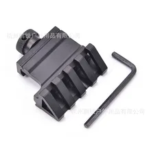 45 градусов угол наклона рельс односторонние держатель Лидер продаж 45 градусов фонарик односторонние держатель под углом 45 градусов прицела