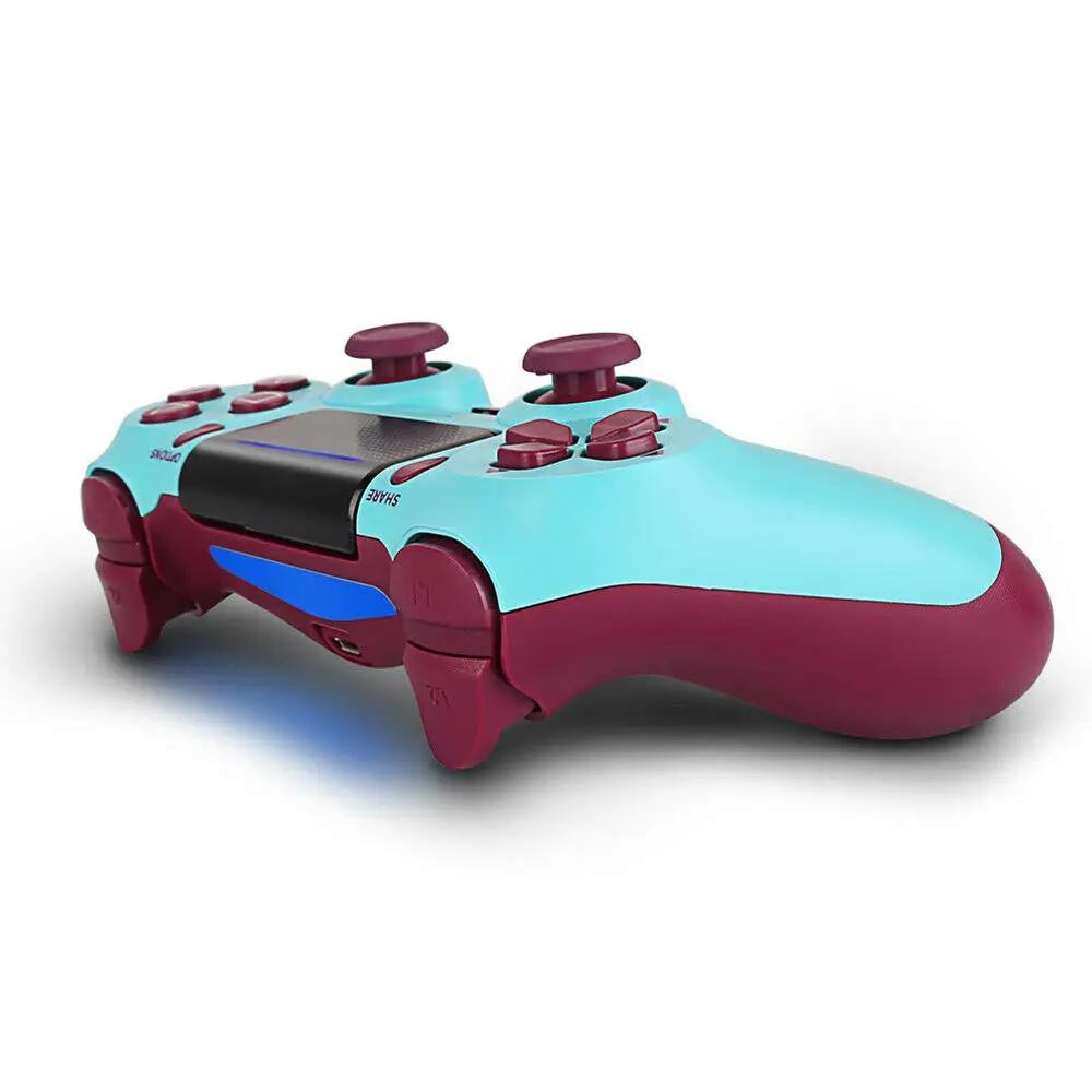 Беспроводной Bluetooth геймпад контроллер для Dualshock PS4 playstation 4 ягодный синий джойстик для мобильного телефона планшета